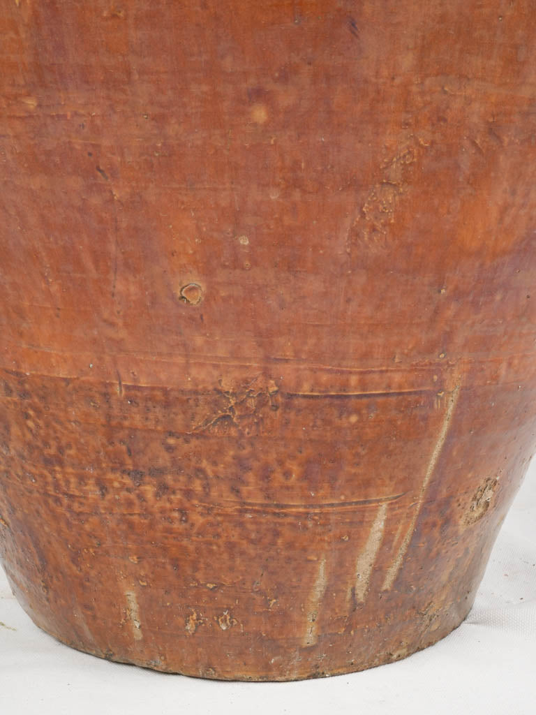 Hand-crafted Puglian glazed terracotta jar