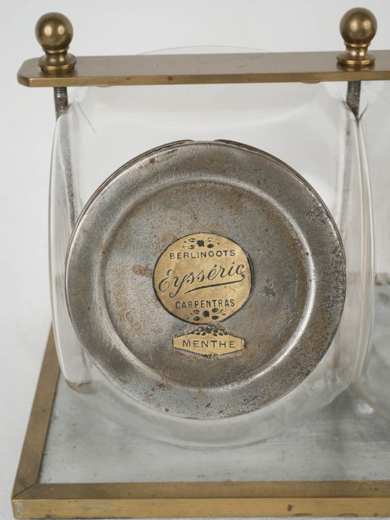 Elegant Carpentras lidded glass containers