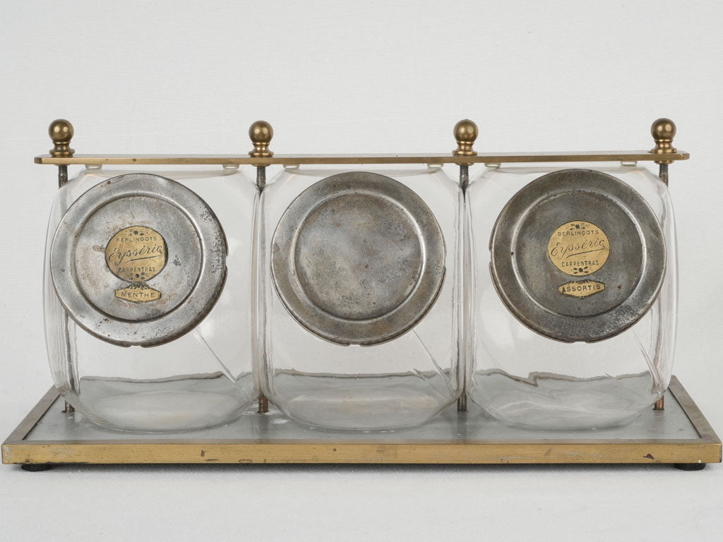 Original Épicerie stand glassware set