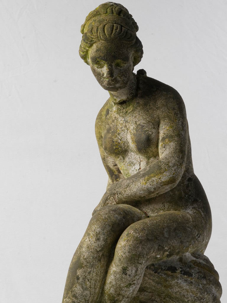 Organic charming woman statue
