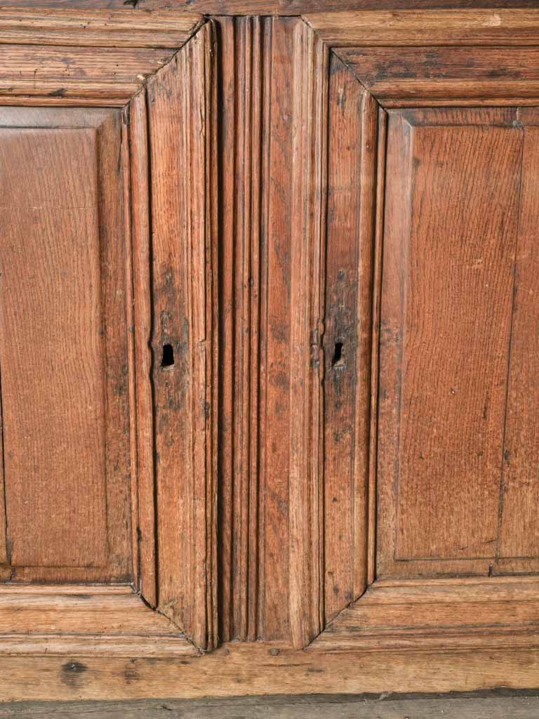 Early 20th Century French Oak Two-Part Milliner’s Vitrine - 83½"