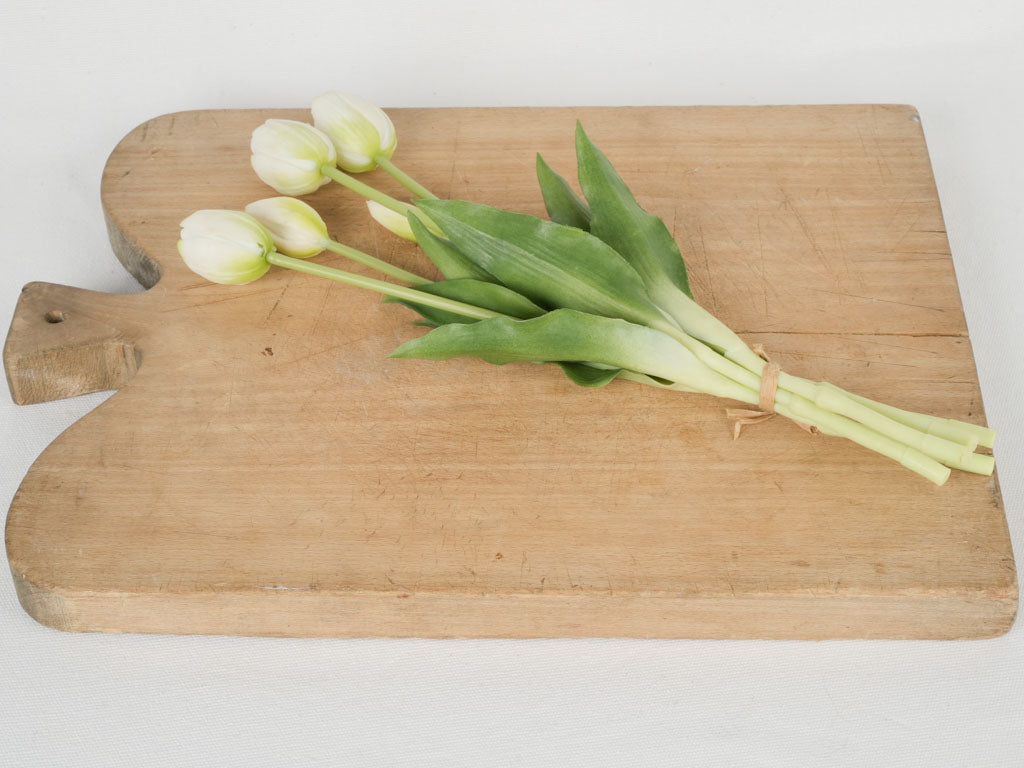 Aged French country motif cutting board
