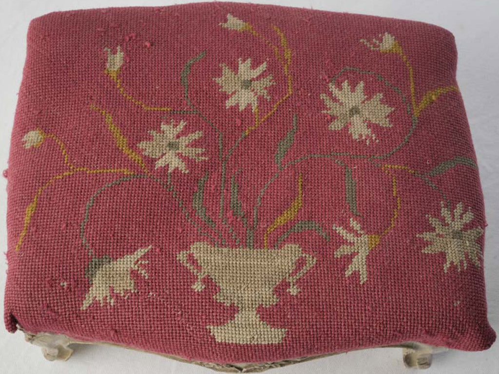 Upholstered decorative accent stool