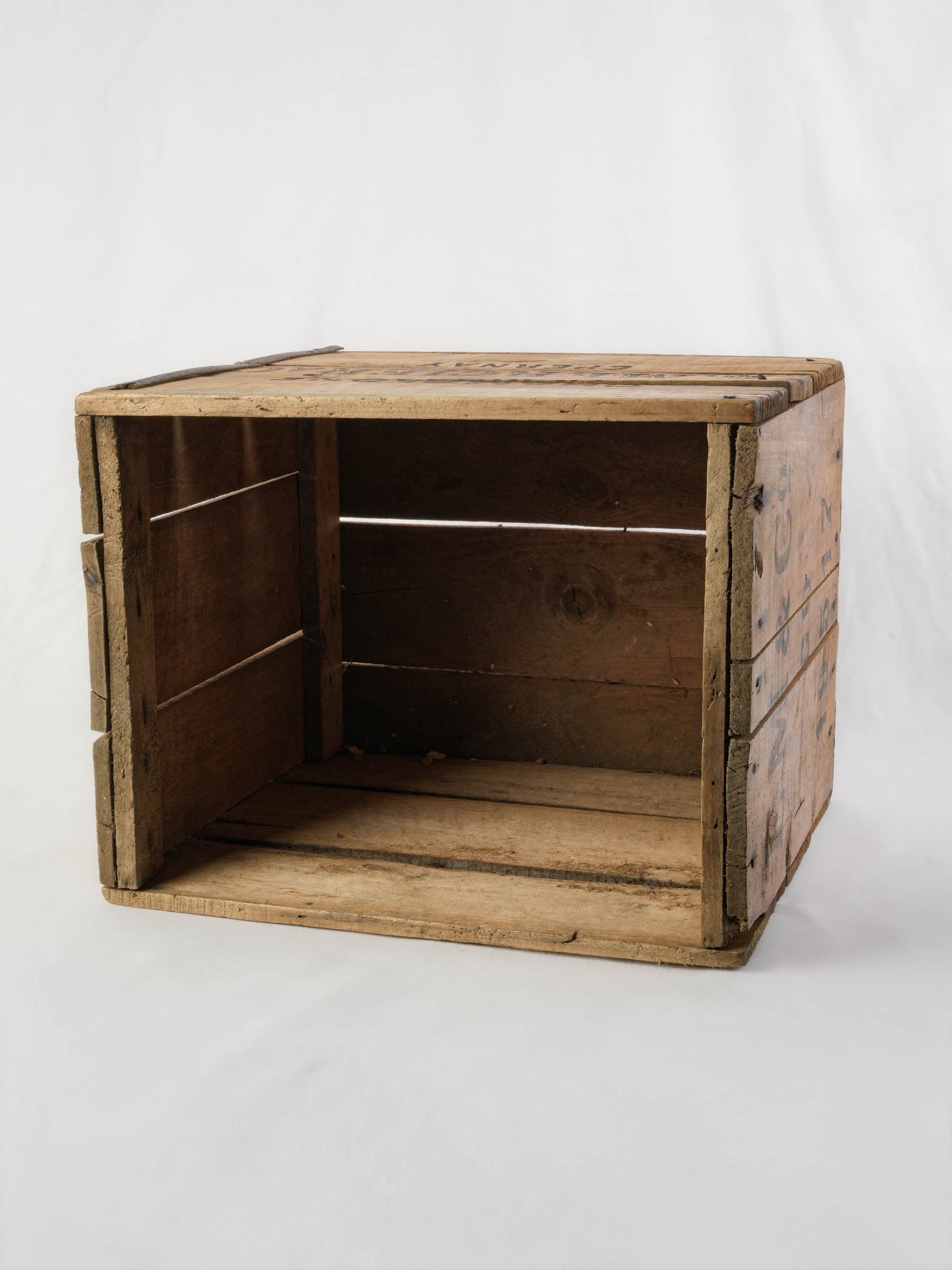 Large French Champagne Transport Crate, Early 20th Century - 17¼" x 19"