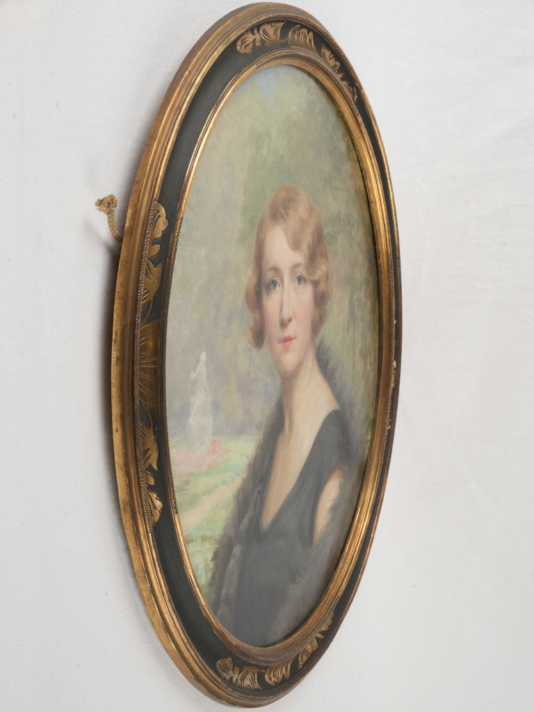 Refined lady's portrait painting