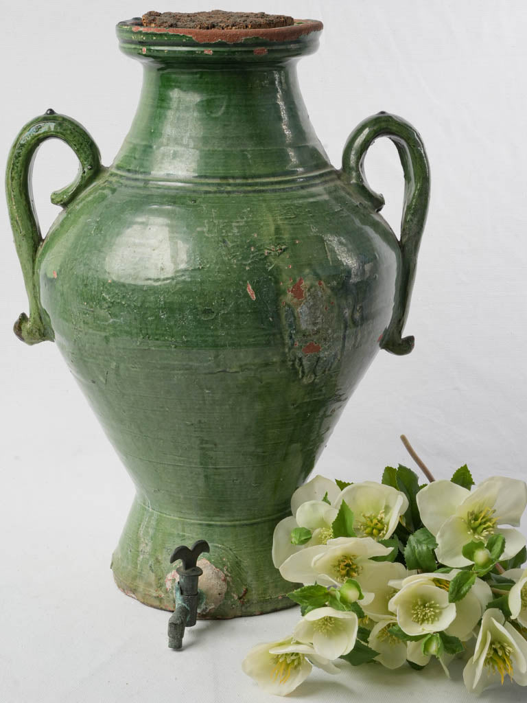 Vintage elegant vinegar pot