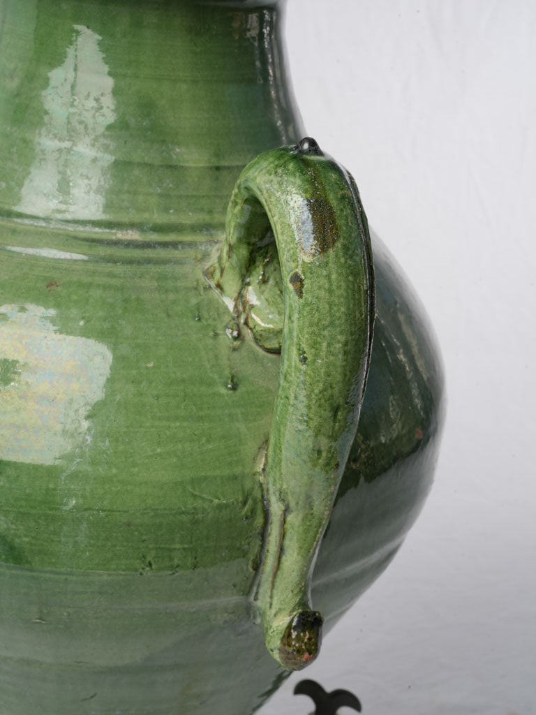 Graceful curved vintage vessel