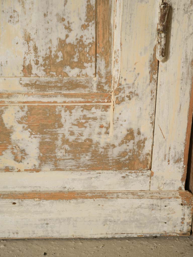 Rustic painted workshop closet