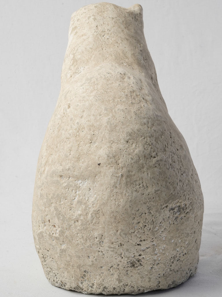 Serene French-style cat statue
