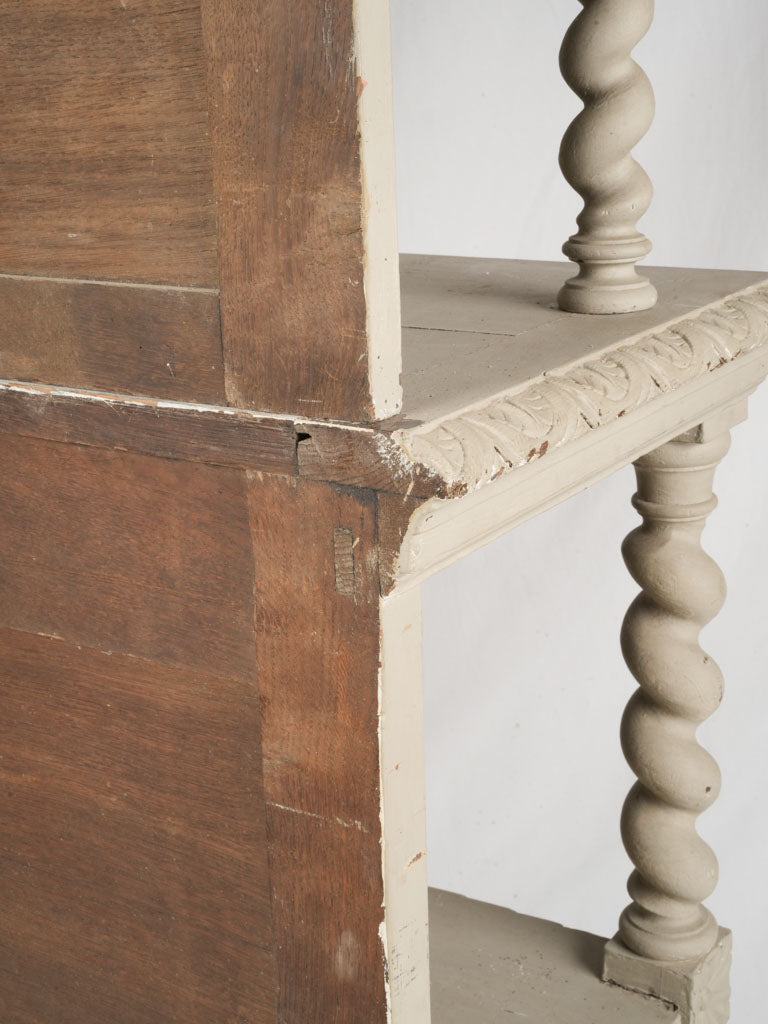 Sophisticated rustic étagère