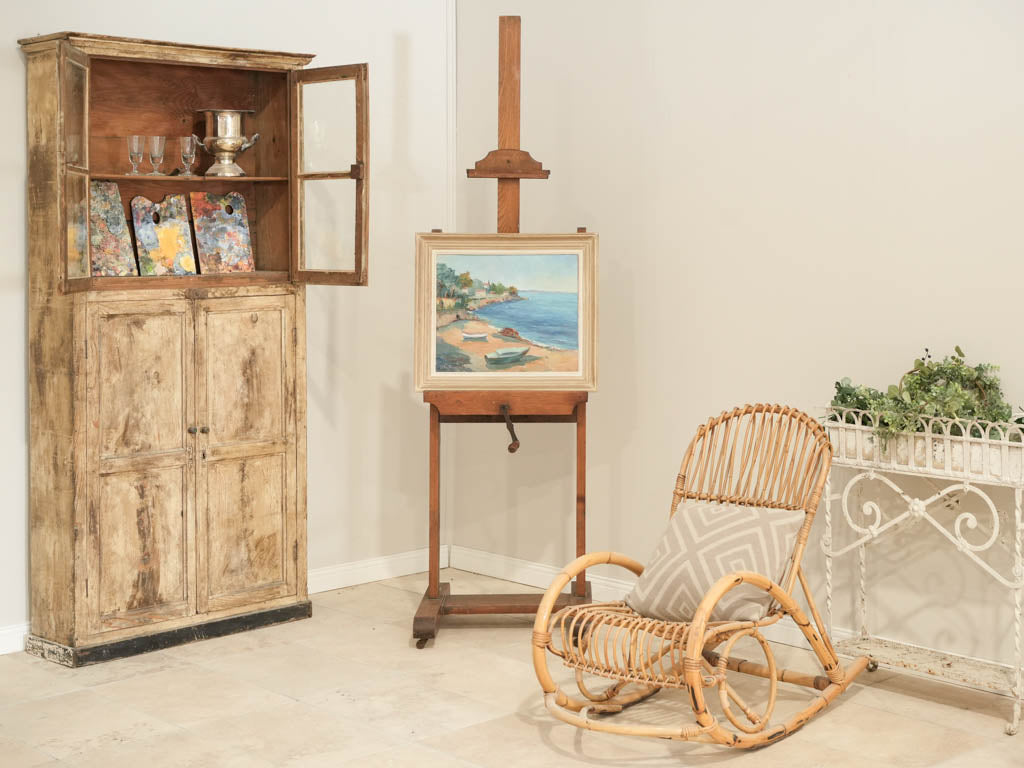 Historical French coastal painting