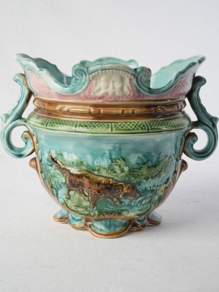 Vintage Belle Époque ceramic pot