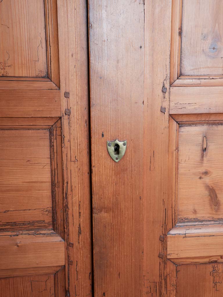 Vintage two-door wooden armoire