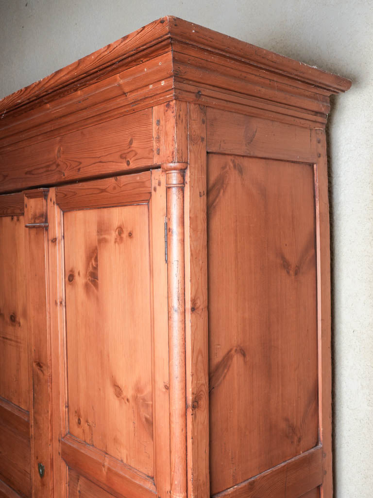 Elegant vintage two-door armoire