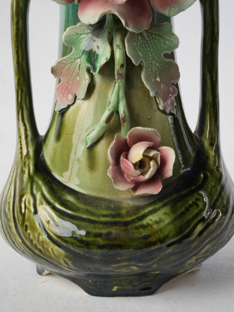 Root-like base Art Nouveau vase