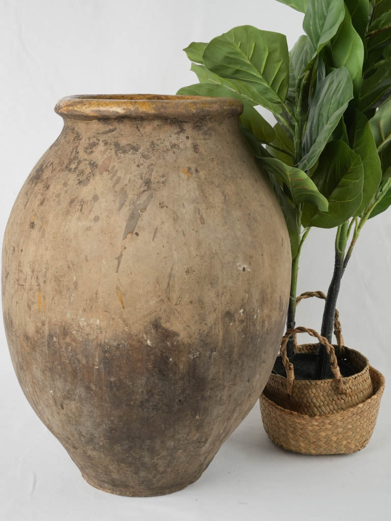 Rare patina French earthenware