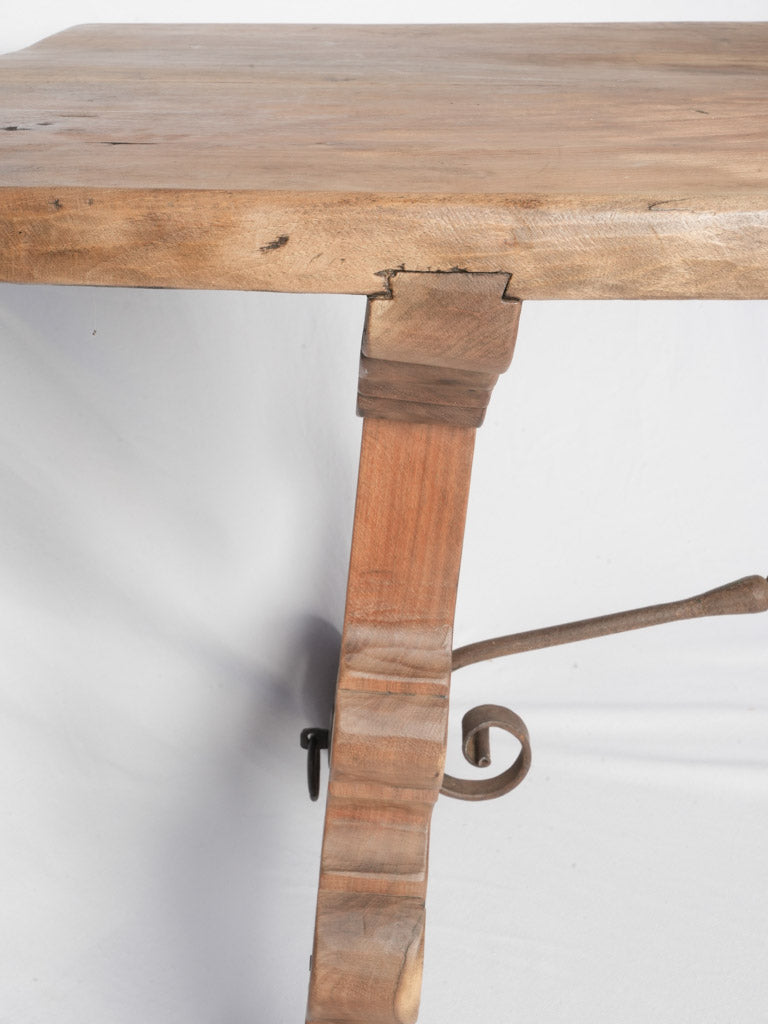 Antique Spanish dining table walnut