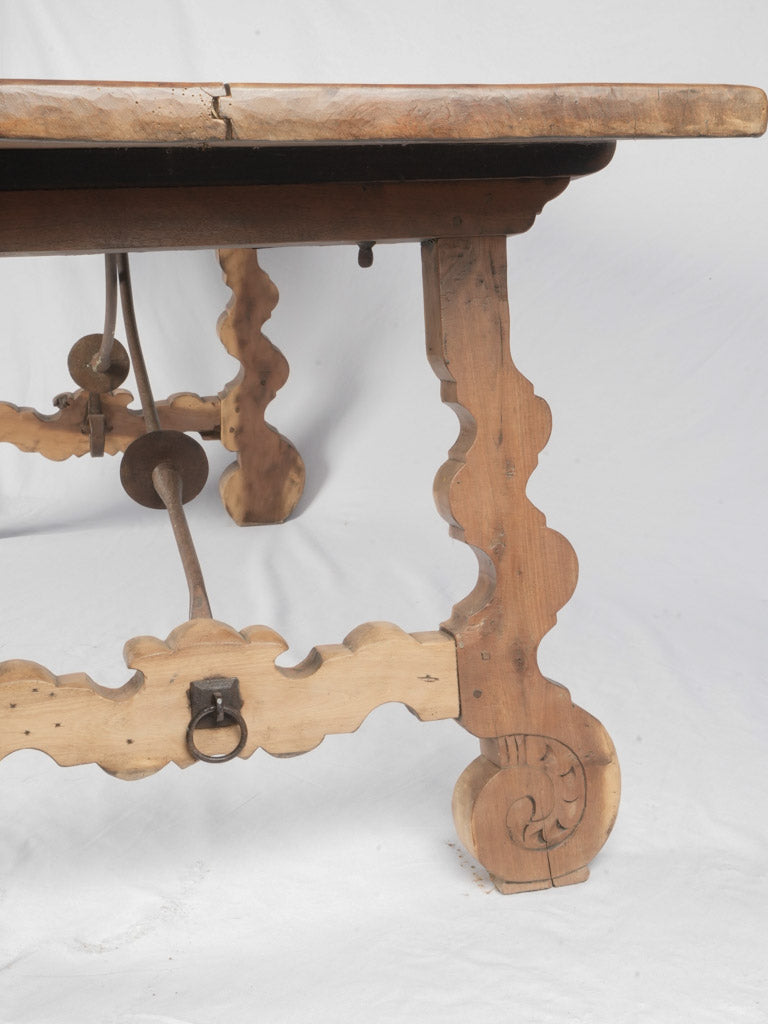 Large Antique dining table walnut