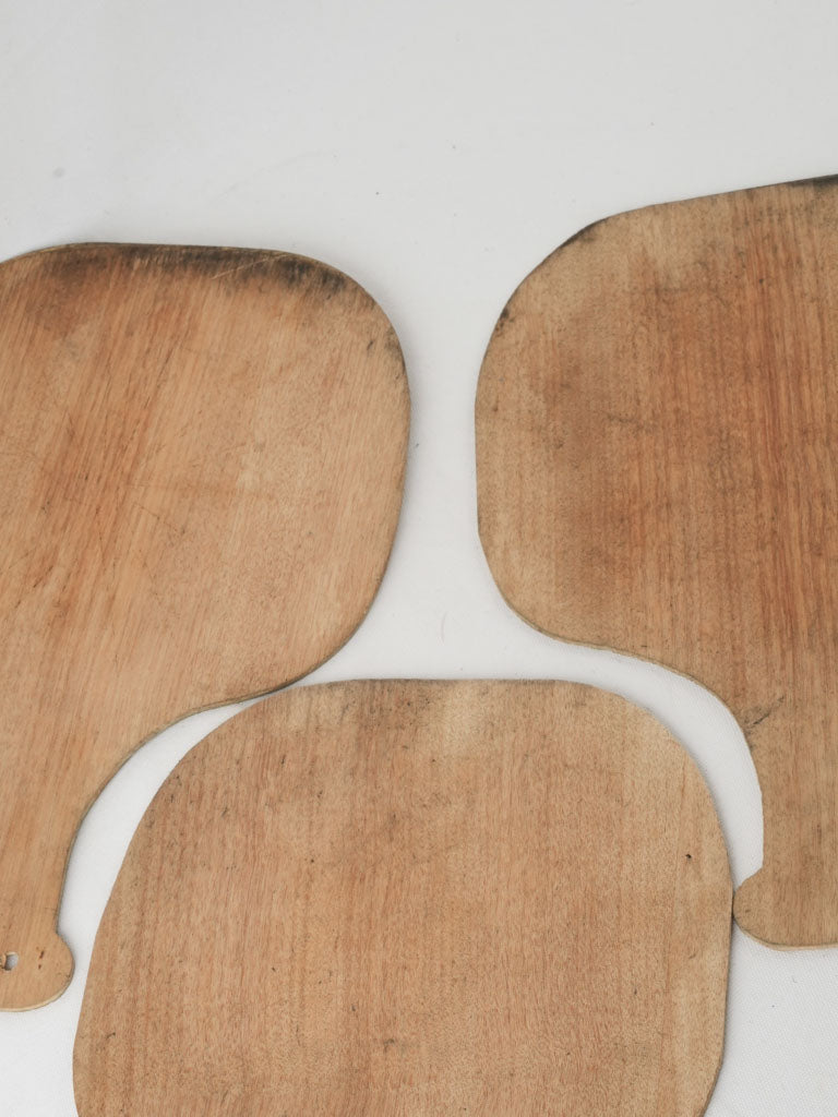 Weathered demijohn pizza boards - wooden