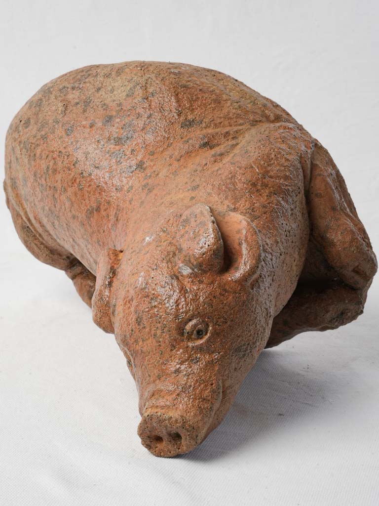 Sturdy whimsical pig decor