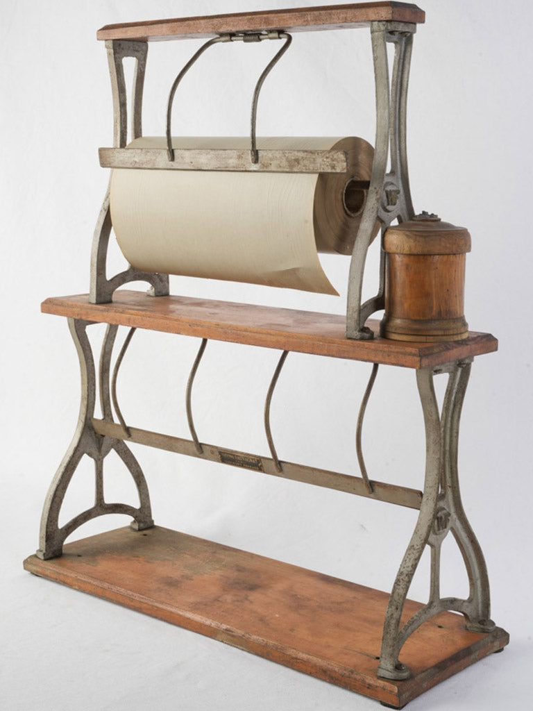 Early 20th-Century French Shop Wrapping Paper Dispenser - 28"