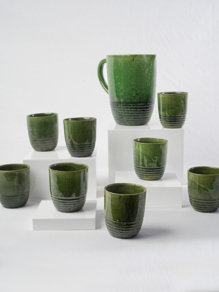 Exquisite vintage ceramic juice set