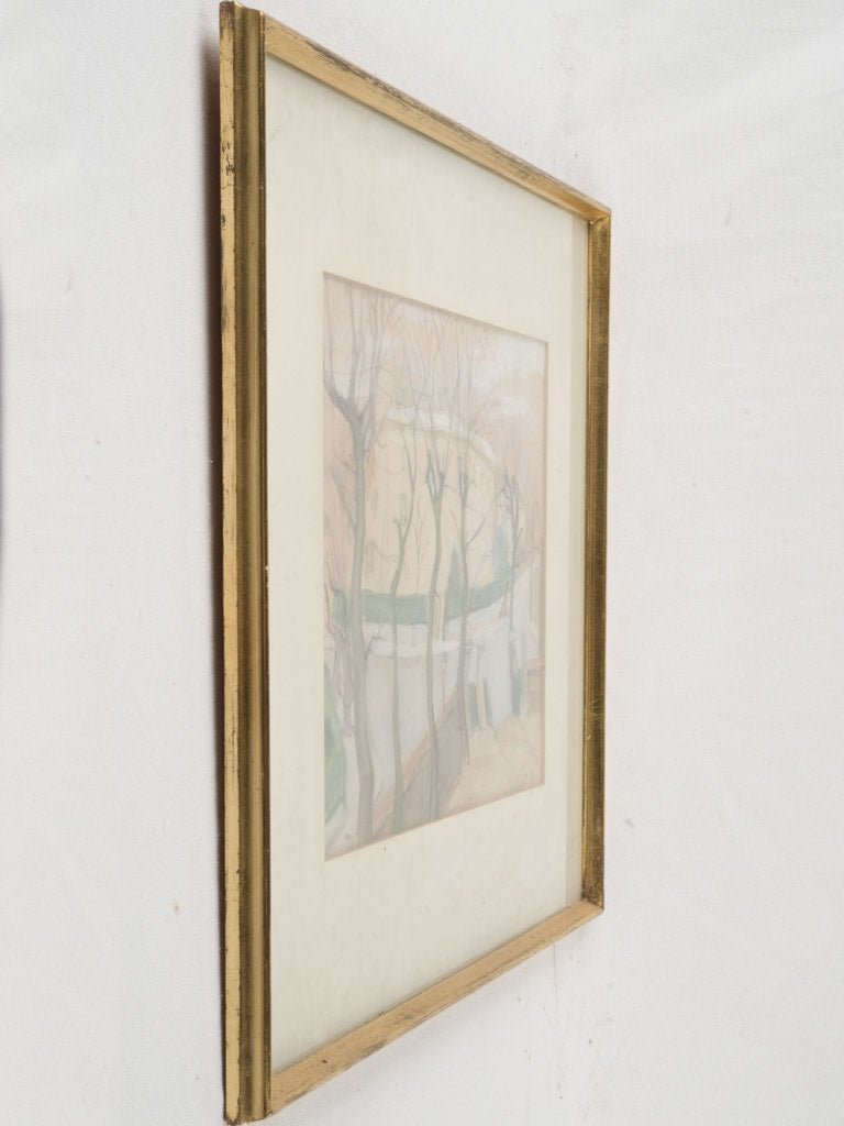 Impressionistic signed art piece