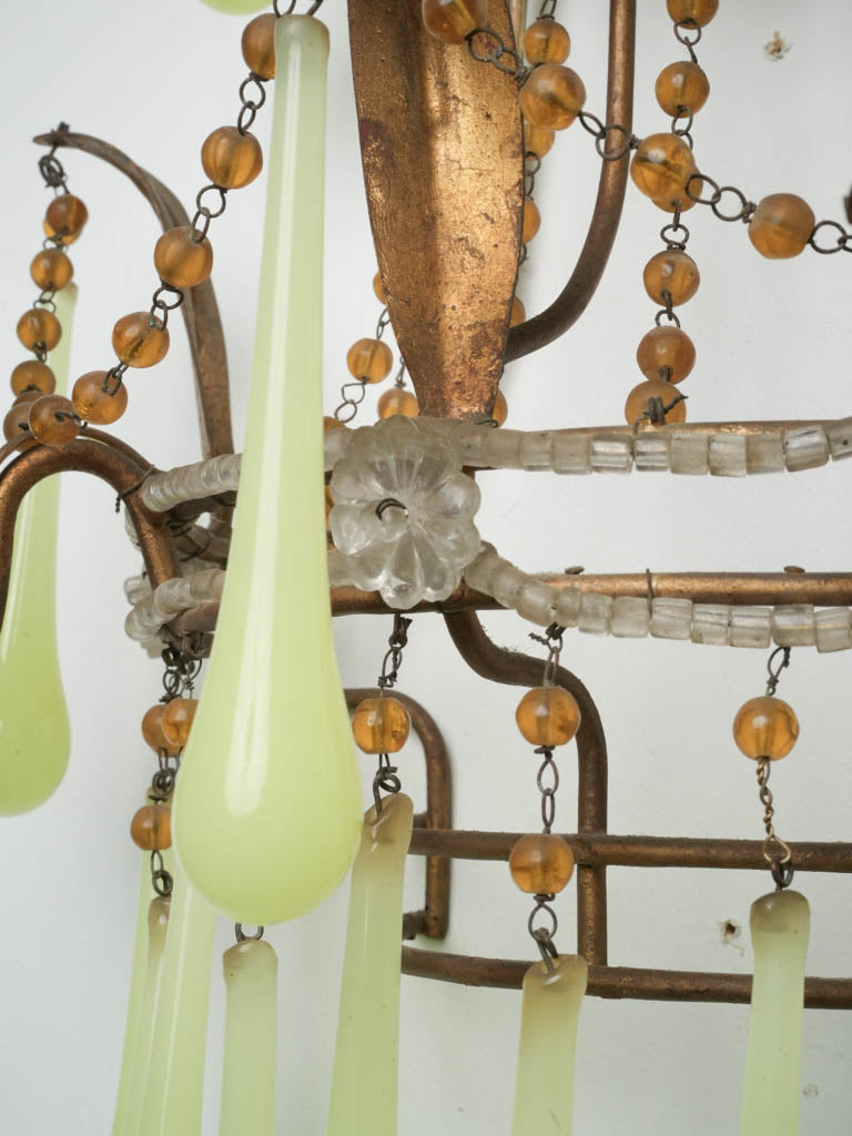 Decorative European iron wall sconces