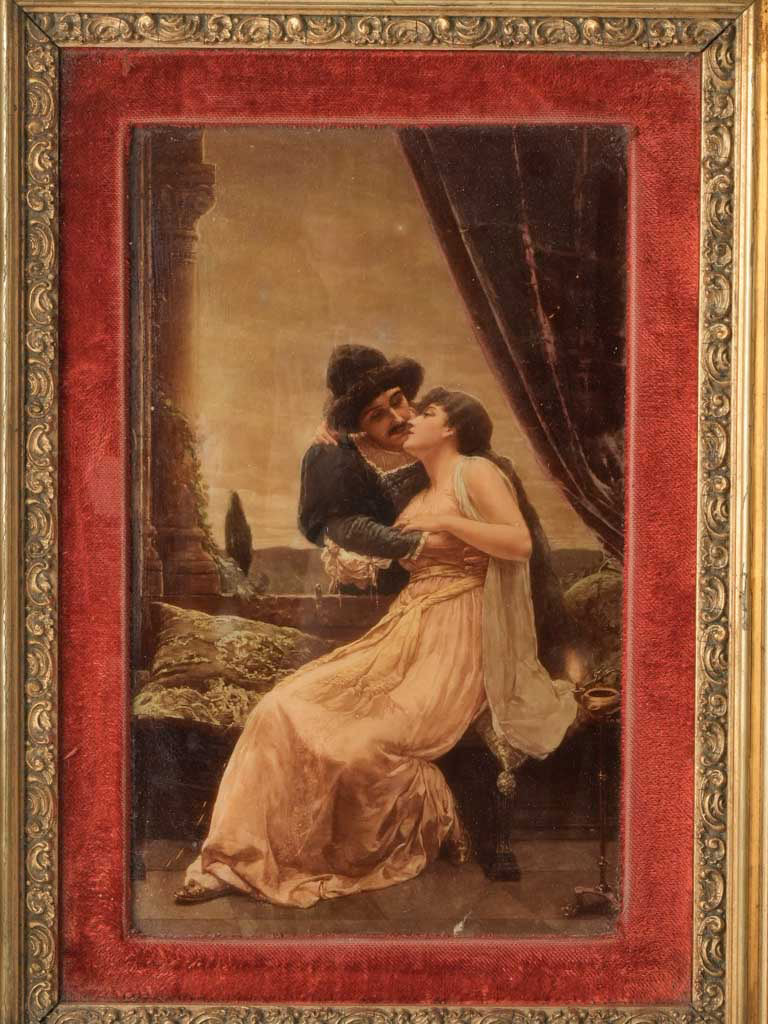Vintage crystoleum style image