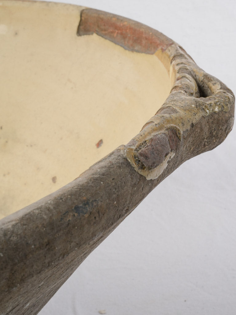 Evocative French decorative tian bowl