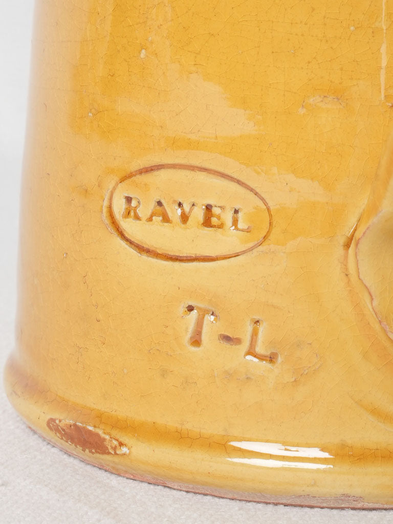 Ocher-Glazed Ravel Jug
