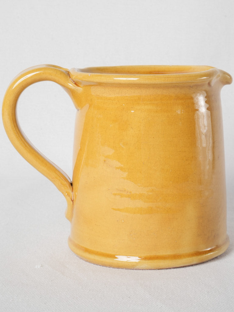 Antique-style Ocher Ravel Pitcher