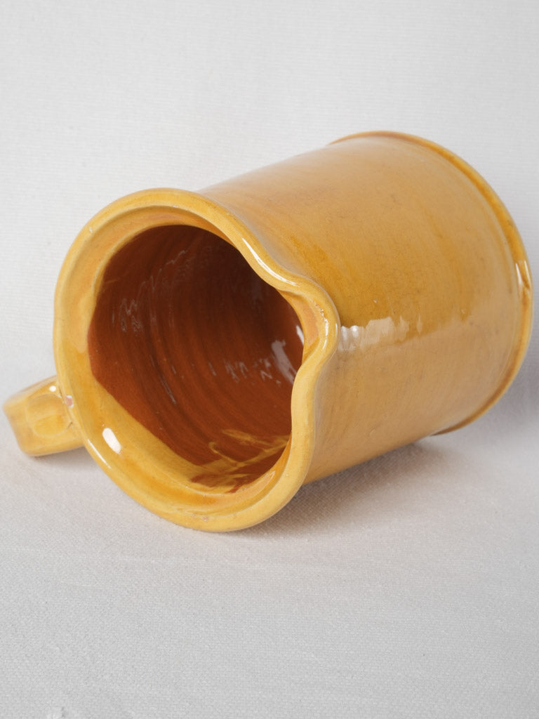 Artisan Ocher Terracotta Pitcher