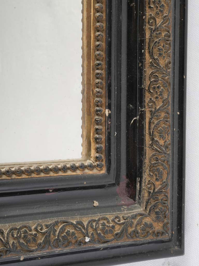 Gilt detailed French vintage mirror