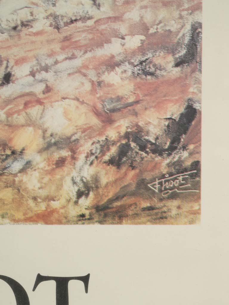 Parisian gallery exhibition lithographic print