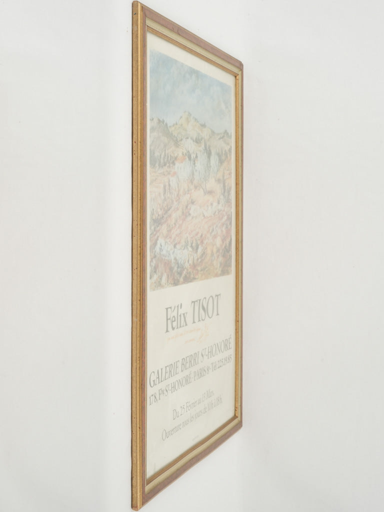 Felix Tisot signed 1976 lithograph