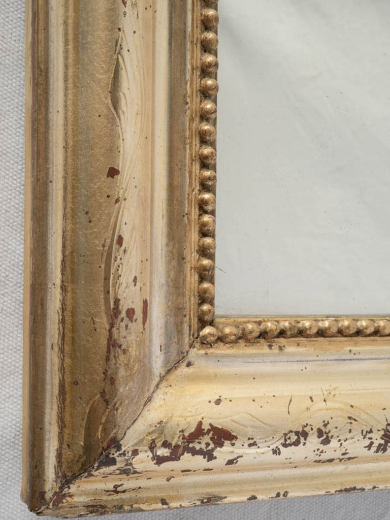 Timeless red-bole framed mirror