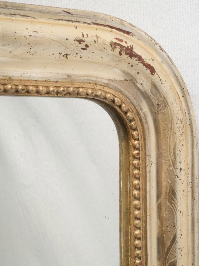 Gilded Louis Philippe accent mirror