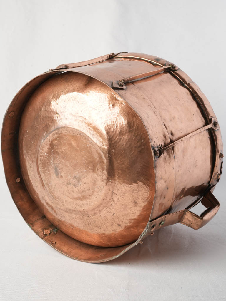 Warm-toned French copper ornament