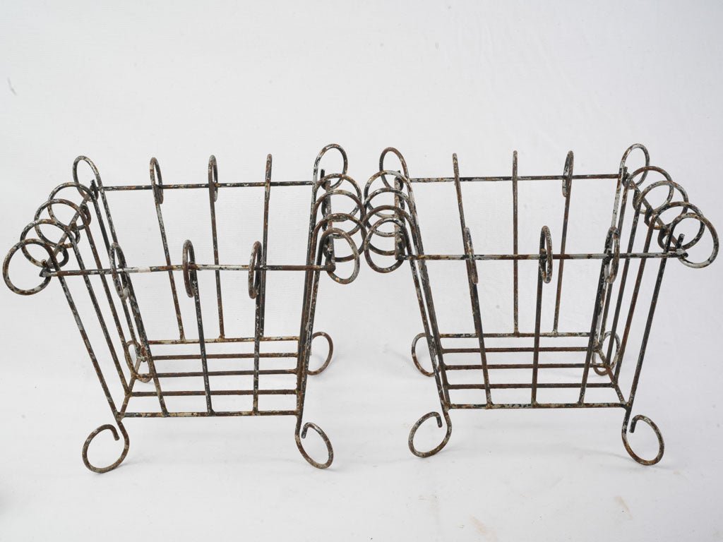 Charming antique French planters