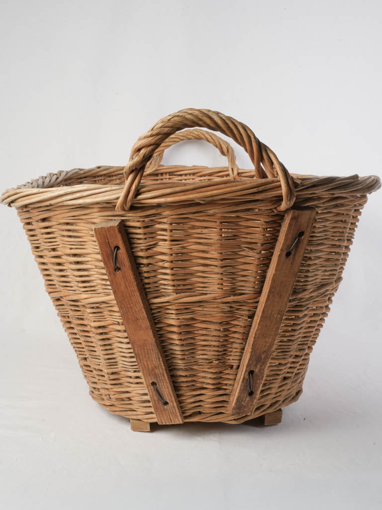 Elegant vintage laundress basket