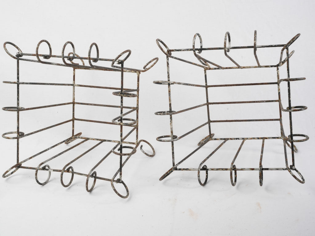 Rustic metal decor accents