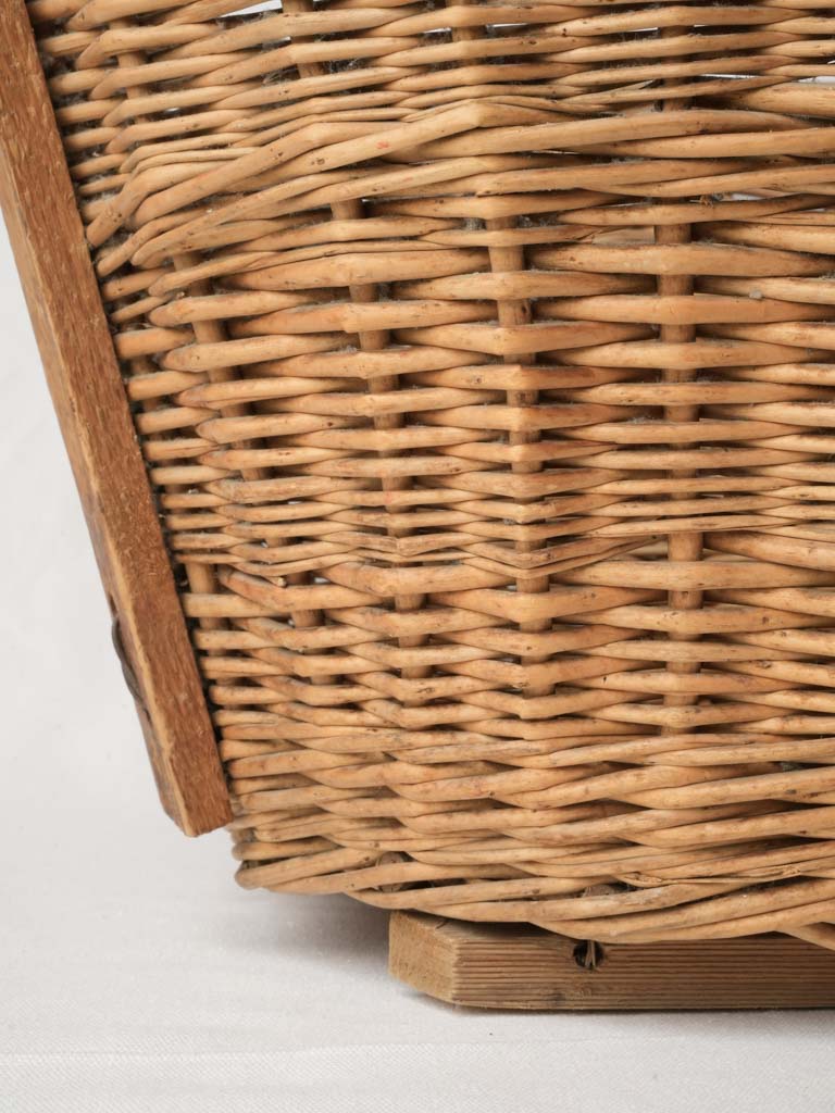 Charming antique willow carrier