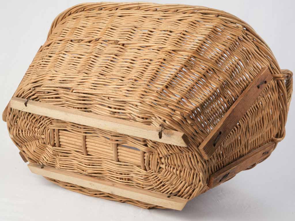 Sophisticated rustic woven tote