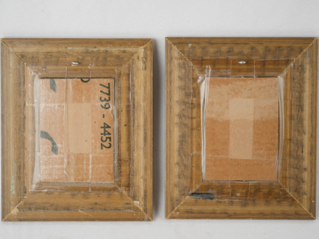 Vintage spa-inspired wicker mirrors