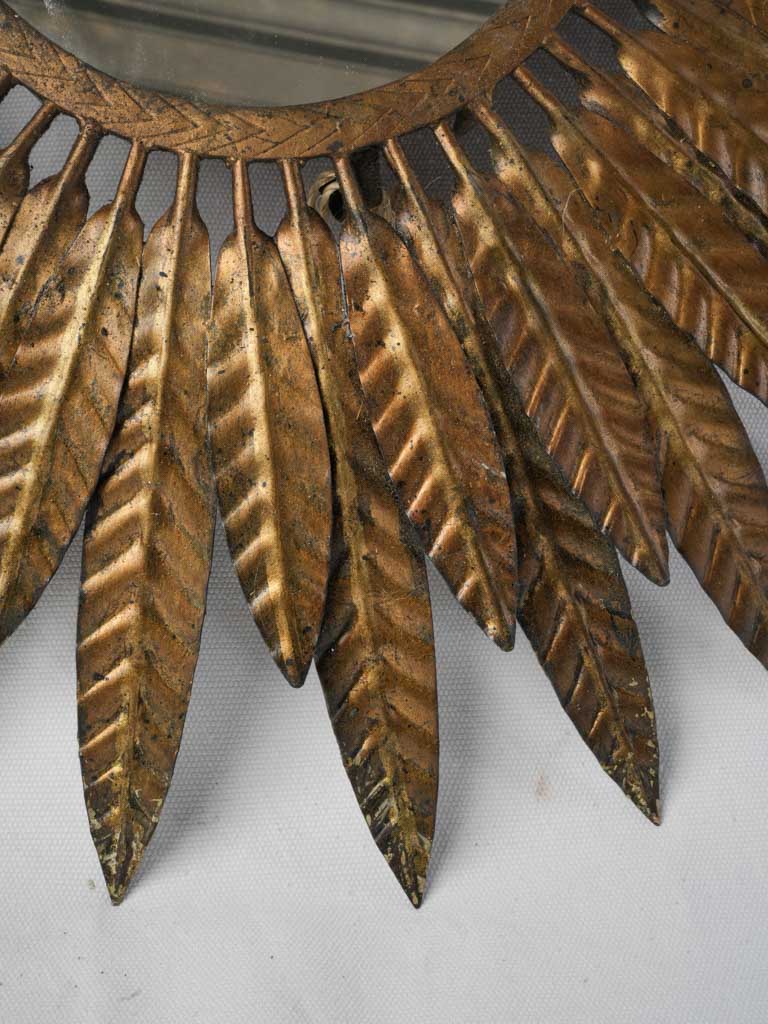 Organic feather-like ray mirror