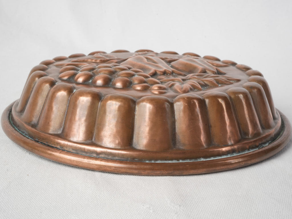 Ornate Belle Époque copper mold