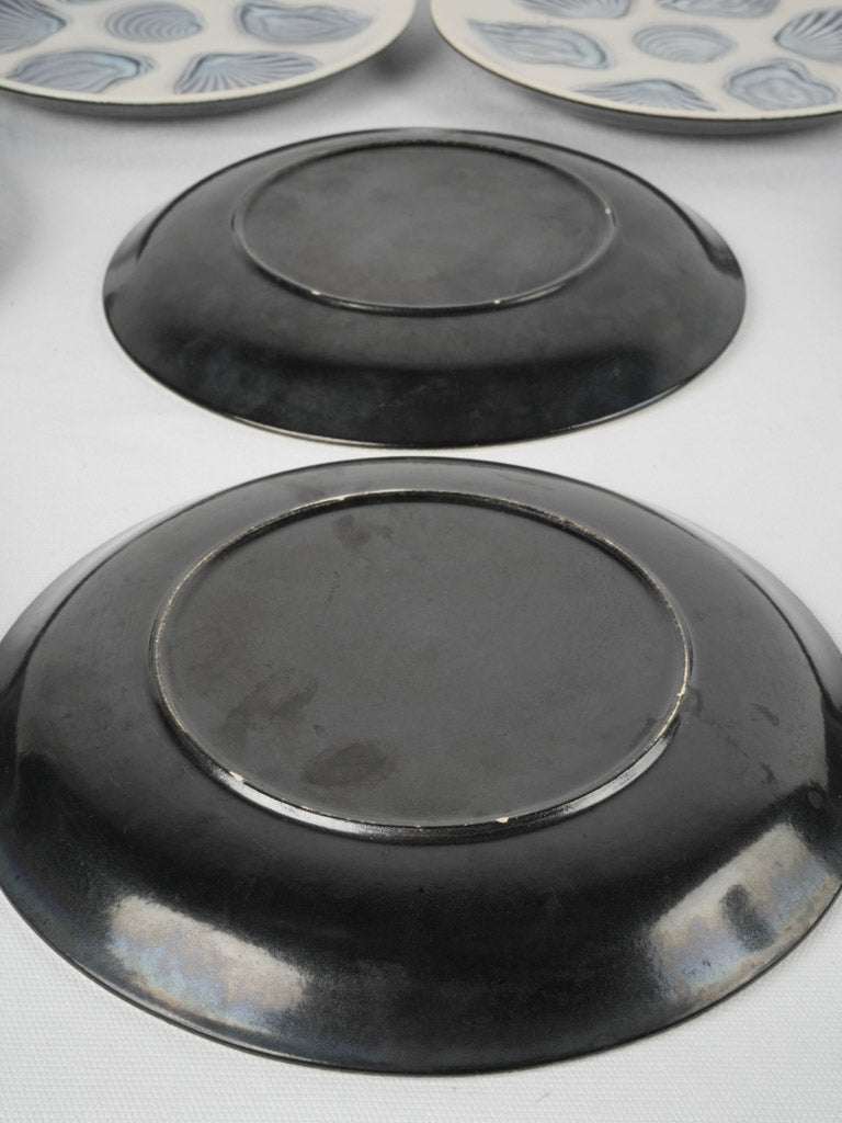 Artistic blue-white Elchinger plate set