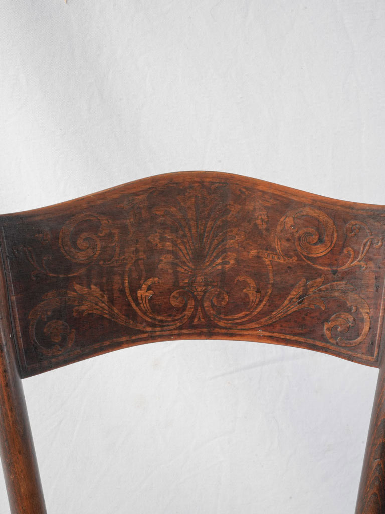 Rare Set Of 12 Antique French Bentwood Bistro Dining Chairs