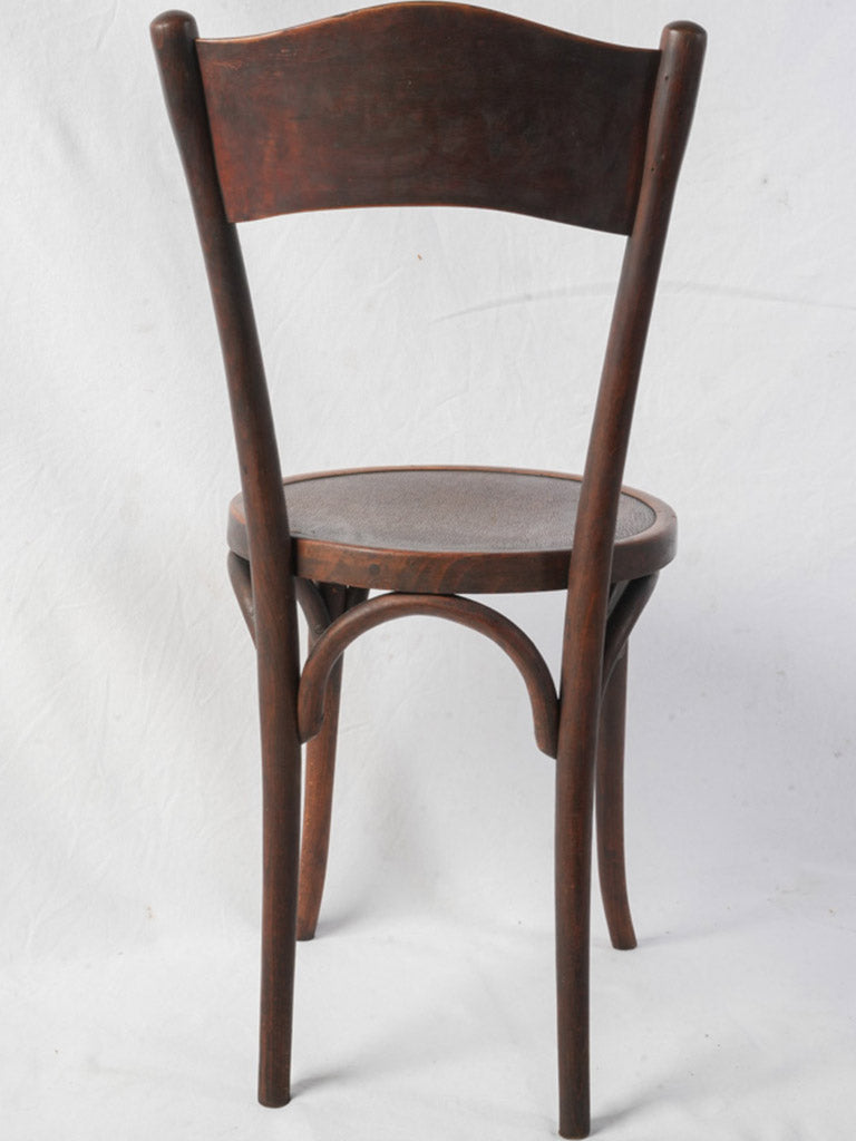 Rare Set Of 12 Antique French Bentwood Bistro Dining Chairs